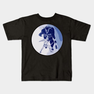 Minotaur Blue Kids T-Shirt